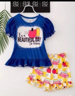 Kids Cotton T-Shirt & Pant Set ১-৬ বছর - Image 3