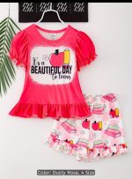 Kids Cotton T-Shirt & Pant Set ১-৬ বছর - Image 4
